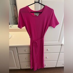 Anthropologie Pink Dress